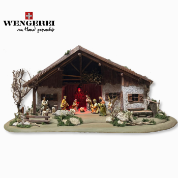 Krippe "grosses Wohnstallhaus"
